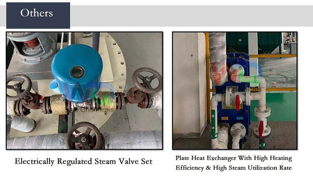 electrically regulated steam valve set