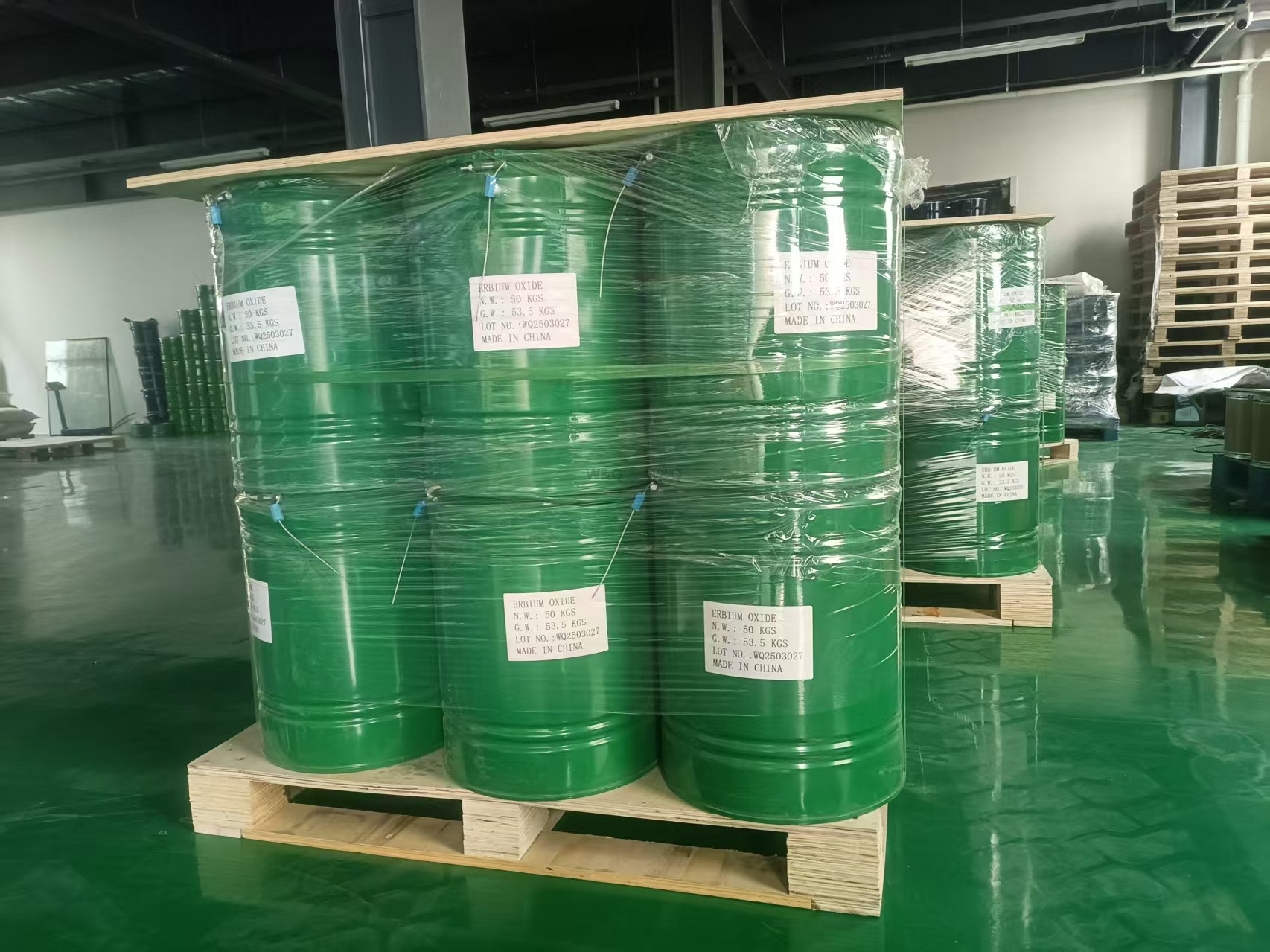 Erbium Oxide Procurement and Storage